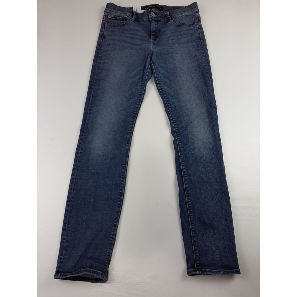 EXPRESS PERFORMANCE STRETCH SKINNY MID RISE JEANS